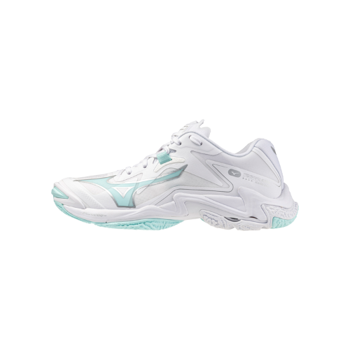 נעלי כדורעף נשים דגם WAVE LIGHTNING Z8 Mizuno בצבע תכלת/לבן