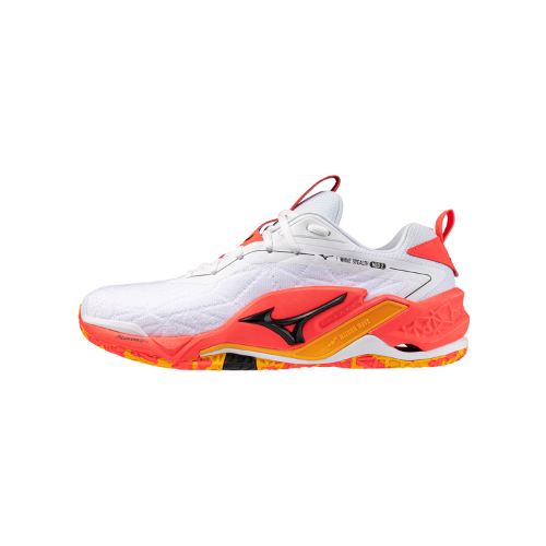 נעלי כדוריד יוניסקס דגם WAVE STEALTH NEO 2 Mizuno בצבע כתום/לבן