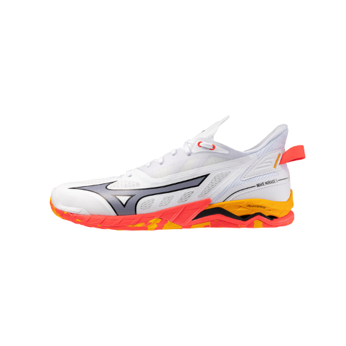 נעלי כדוריד יוניסקס דגם WAVE MIRAGE 5 Mizuno בצבע כתום/לבן