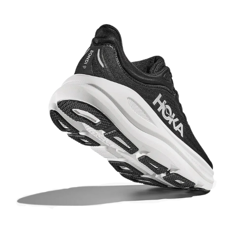 HOKA BONDI WIDE 9 - נעלי ספורט לנשים בונדי 9 רחבות בצבע שחור/לבן