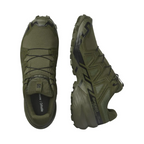 נעלי ריצת שטח גברים Speedcross 6 Wide SALOMON בצבע ירוק זית