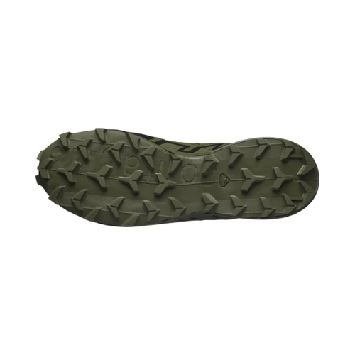 נעלי ריצת שטח גברים Speedcross 6 Wide SALOMON בצבע ירוק זית