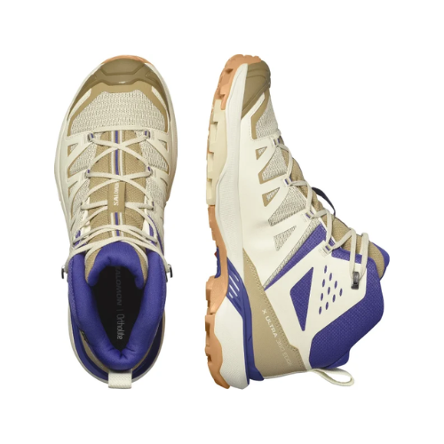 נעלי ריצה לגברים דגם X Ultra 360 Edge Mid Gtx SALOMON בצבע חול וסגול