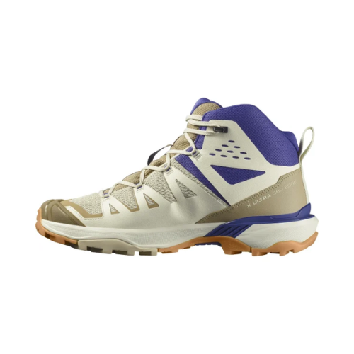 נעלי ריצה לגברים דגם X Ultra 360 Edge Mid Gtx SALOMON בצבע חול וסגול