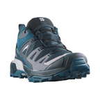 נעלי טיולים אטומות למים לגברים דגם X ULTRA 360 GORE-TEX SALOMON בצבע כחול אפור