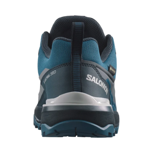 נעלי טיולים אטומות למים לגברים דגם X ULTRA 360 GORE-TEX SALOMON בצבע כחול אפור