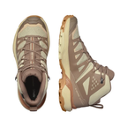 נעלי טיולים אטומות למים לנשים דגם X ULTRA 360 EDGE MID GORE-TEX SALOMON בצבע חול