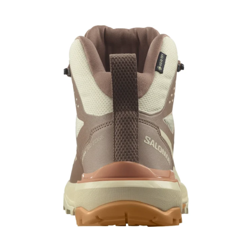 נעלי טיולים אטומות למים לנשים דגם X ULTRA 360 EDGE MID GORE-TEX SALOMON בצבע חול
