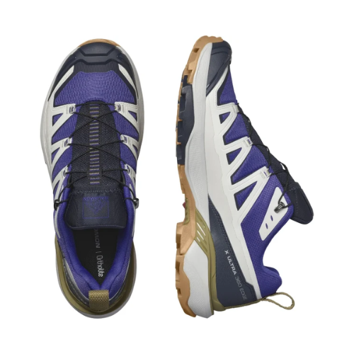 נעלי טיולים אטומות למים לגברים דגם X ULTRA 360 EDGE GORE-TEX SALOMON בצבע סגול