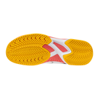 נעלי טניס גברים דגם WAVE EXCEED COURT AC Mizuno בצבע לבן/כתום