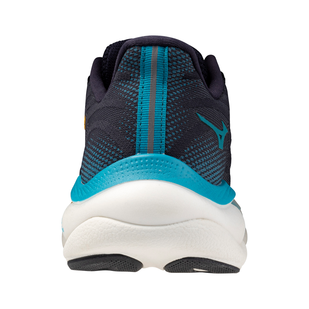 נעלי ריצה לגברים דגם WAVE SKY 9 Mizuno בצבע שחור צהוב