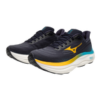 נעלי ריצה לגברים דגם WAVE SKY 9 Mizuno בצבע שחור צהוב