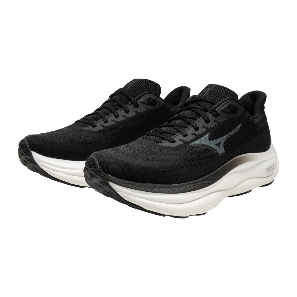 נעלי ריצה לגברים דגם WAVE SKY 9 Mizuno בצבע שחור