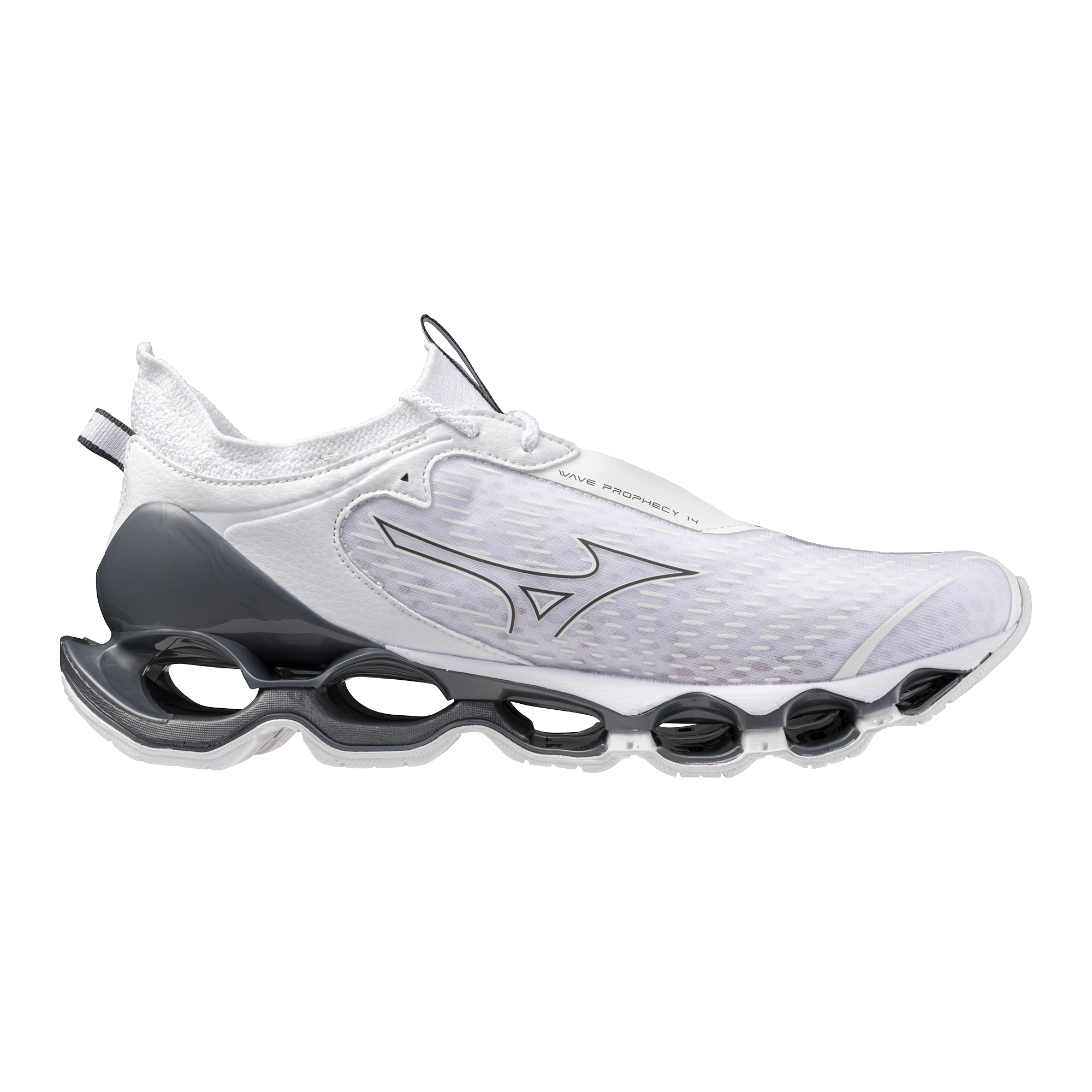 נעלי ריצה יוניסקס דגם MIZUNO WAVE PROPHECY 14 בצבע לבן