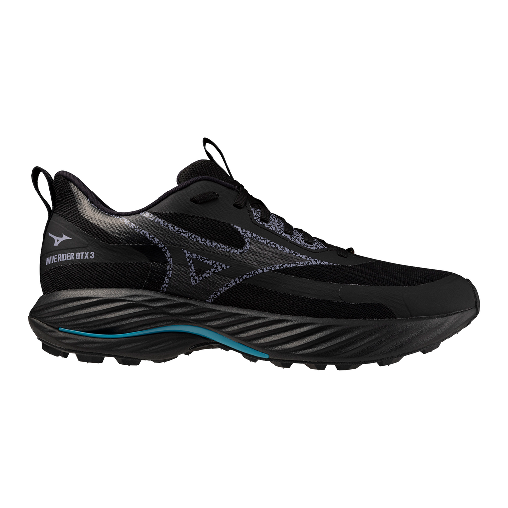 נעלי ריצה לגברים דגם WAVE RIDER GTX 3 Mizuno בצבע שחור