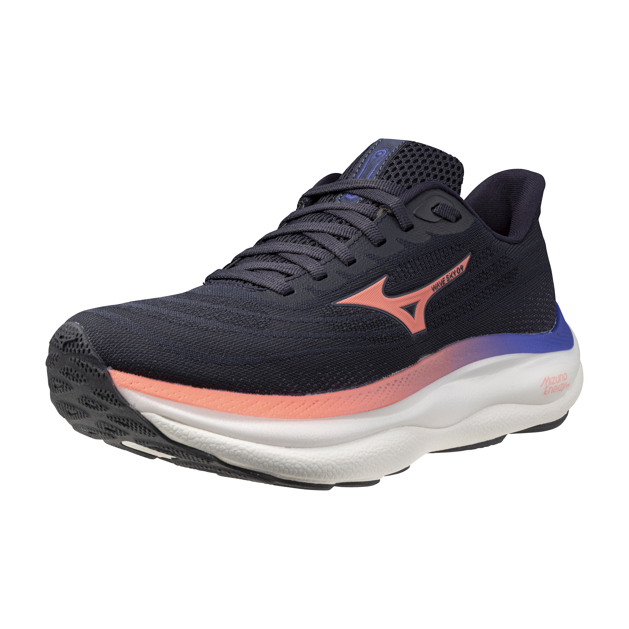 נעלי ריצה נשים דגם WAVE SKY 9 Mizuno צבע שחור ורוד
