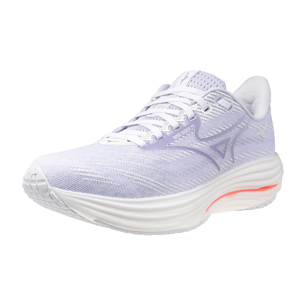 נעלי ריצה נשים דגם WAVE RIDER 29 Mizuno בצבע לבן