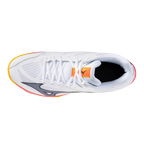 נעלי כדורעף יוניסקס דגם THUNDER BLADE Z MID Mizuno בצבע כתום/לבן