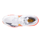נעלי כדורעף יוניסקס דגם WAVE LIGHTNING Z8 MID Mizuno בצבע כתום/לבן