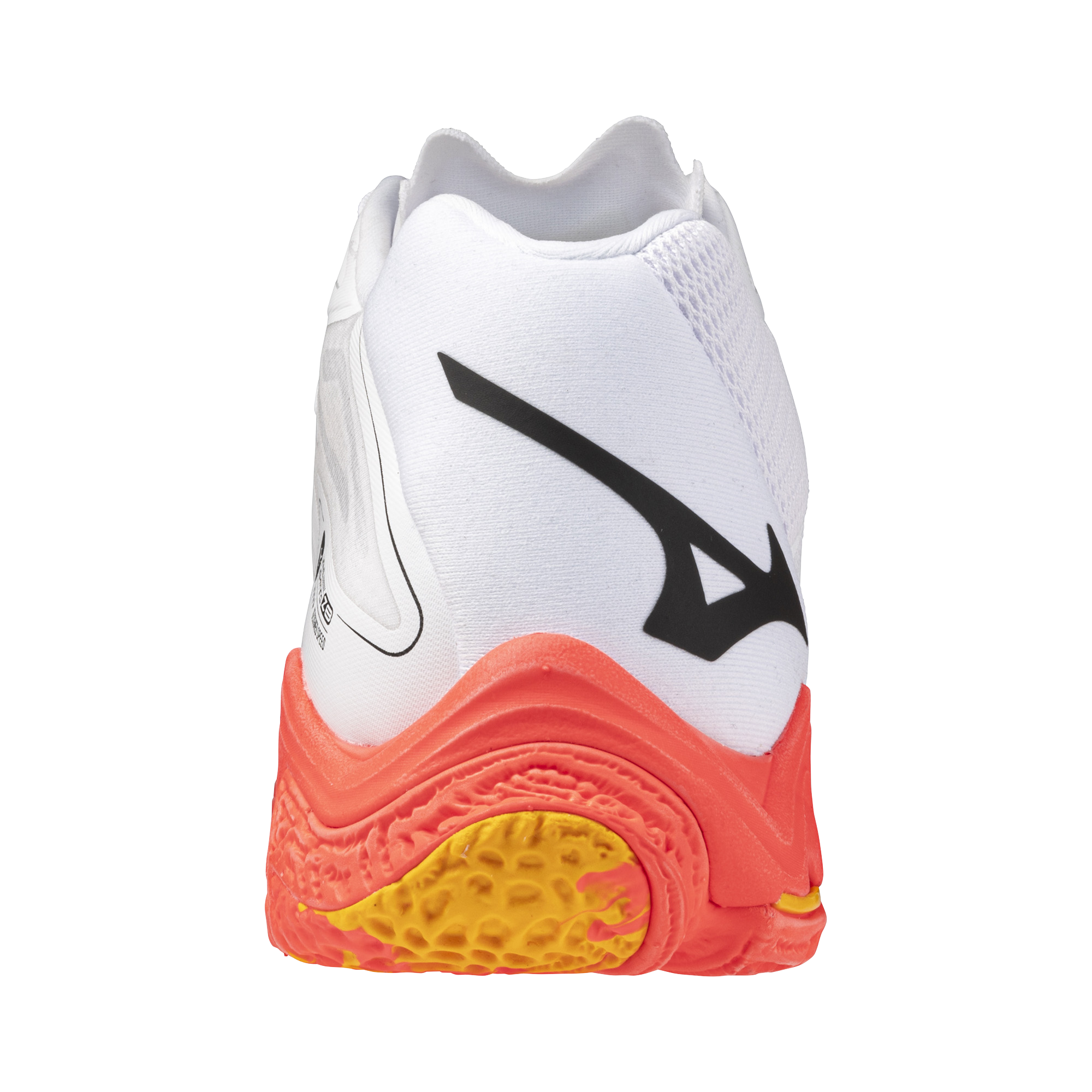 נעלי כדורעף יוניסקס דגם WAVE LIGHTNING Z8 MID Mizuno בצבע כתום/לבן