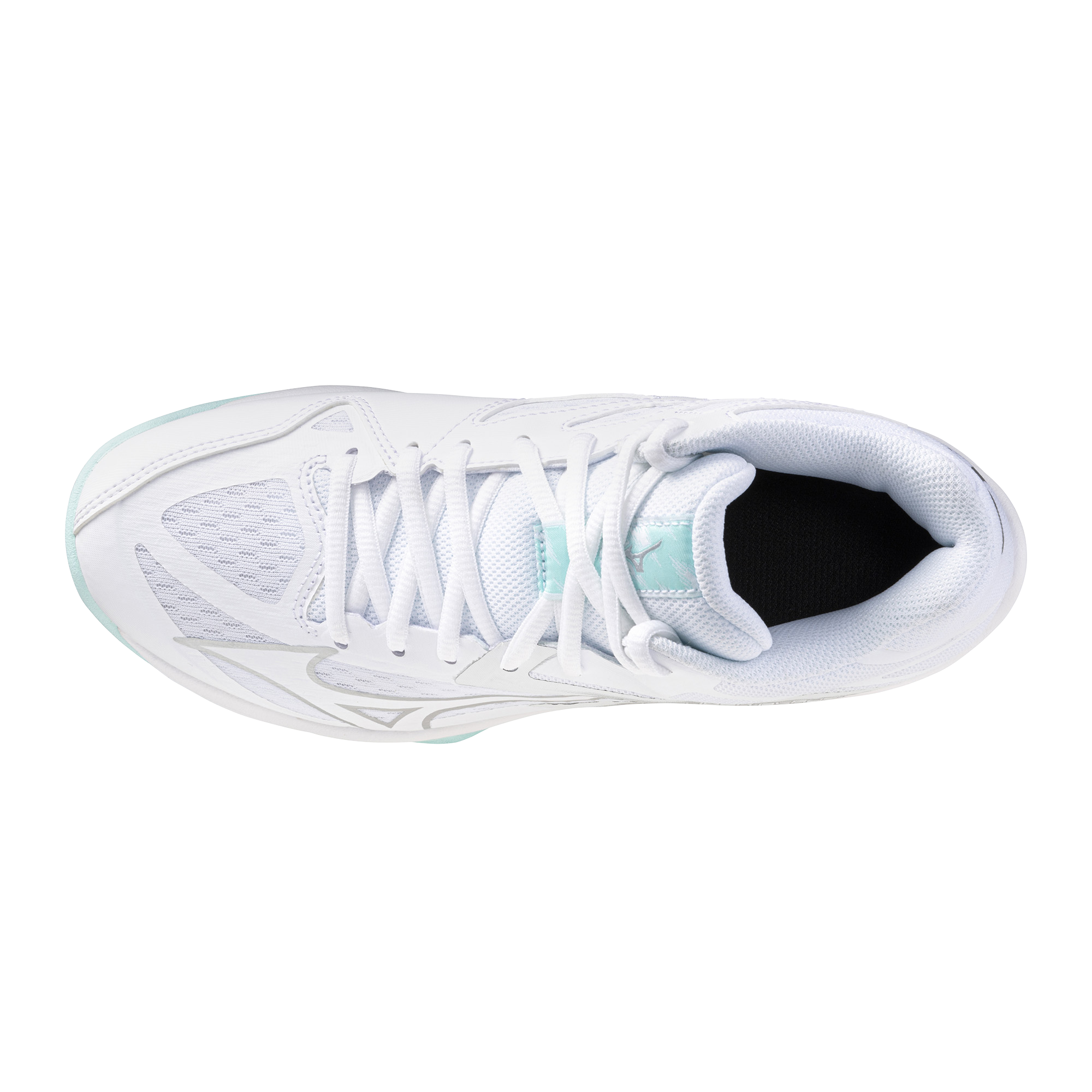 נעלי כדורעף נשים דגם THUNDER BLADE Z MID Mizuno בצבע תכלת/לבן