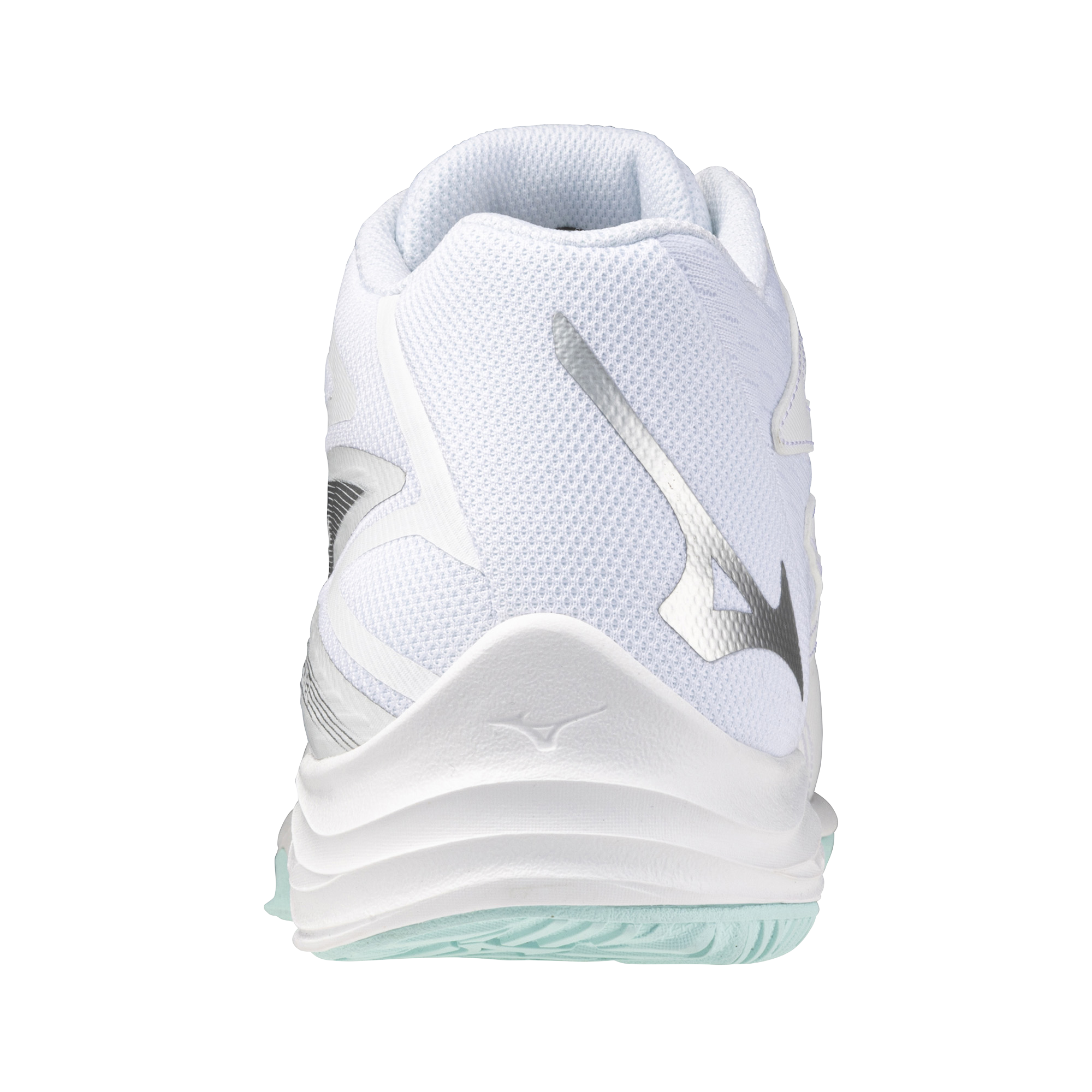 נעלי כדורעף נשים דגם THUNDER BLADE Z MID Mizuno בצבע תכלת/לבן