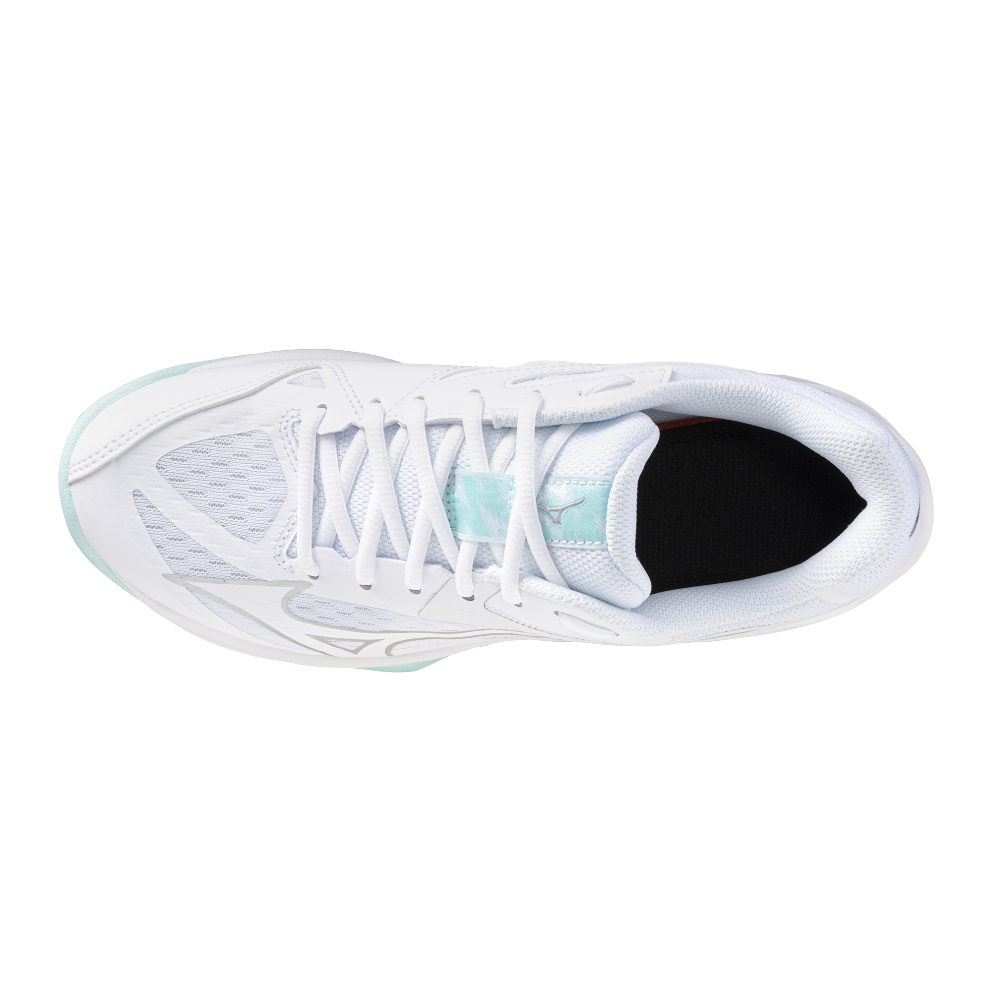 נעלי כדורעף נערים/נערות דגם MIZUNO LIGHTNING STAR Z7 Jr בצבע לבן תכלת