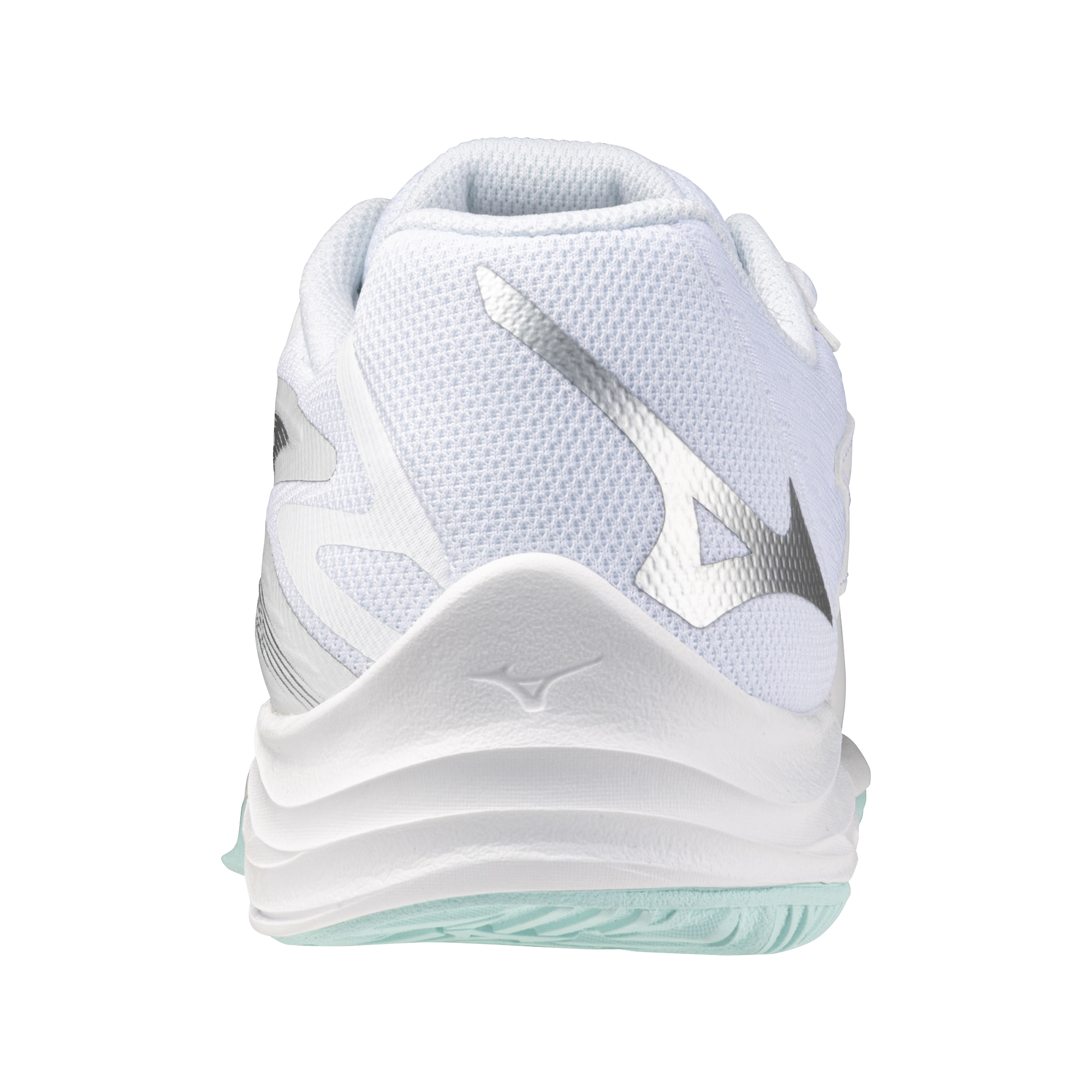 נעלי כדורעף נערים/נערות דגם MIZUNO LIGHTNING STAR Z7 Jr בצבע לבן תכלת