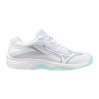 נעלי כדורעף נערים/נערות דגם MIZUNO LIGHTNING STAR Z7 Jr בצבע לבן תכלת