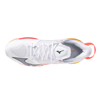 נעלי כדוריד יוניסקס דגם WAVE MIRAGE 5 Mizuno בצבע כתום/לבן
