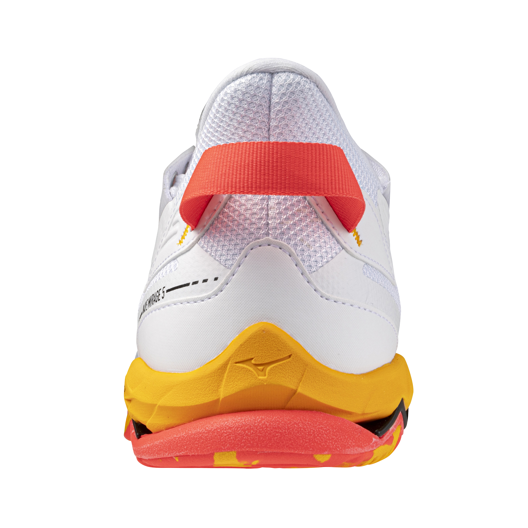 נעלי כדוריד יוניסקס דגם WAVE MIRAGE 5 Mizuno בצבע כתום/לבן