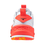 נעלי כדוריד יוניסקס דגם WAVE STEALTH NEO 2 Mizuno בצבע כתום/לבן