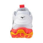 נעלי כדוריד יוניסקס דגם WAVE STEALTH 6 Mizuno בצבע כתום/לבן