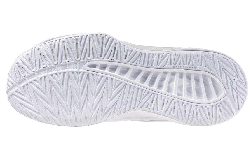 נעלי כדורעף נשים דגם THUNDER BLADE Z Mizuno בצבע לבן - פודרה