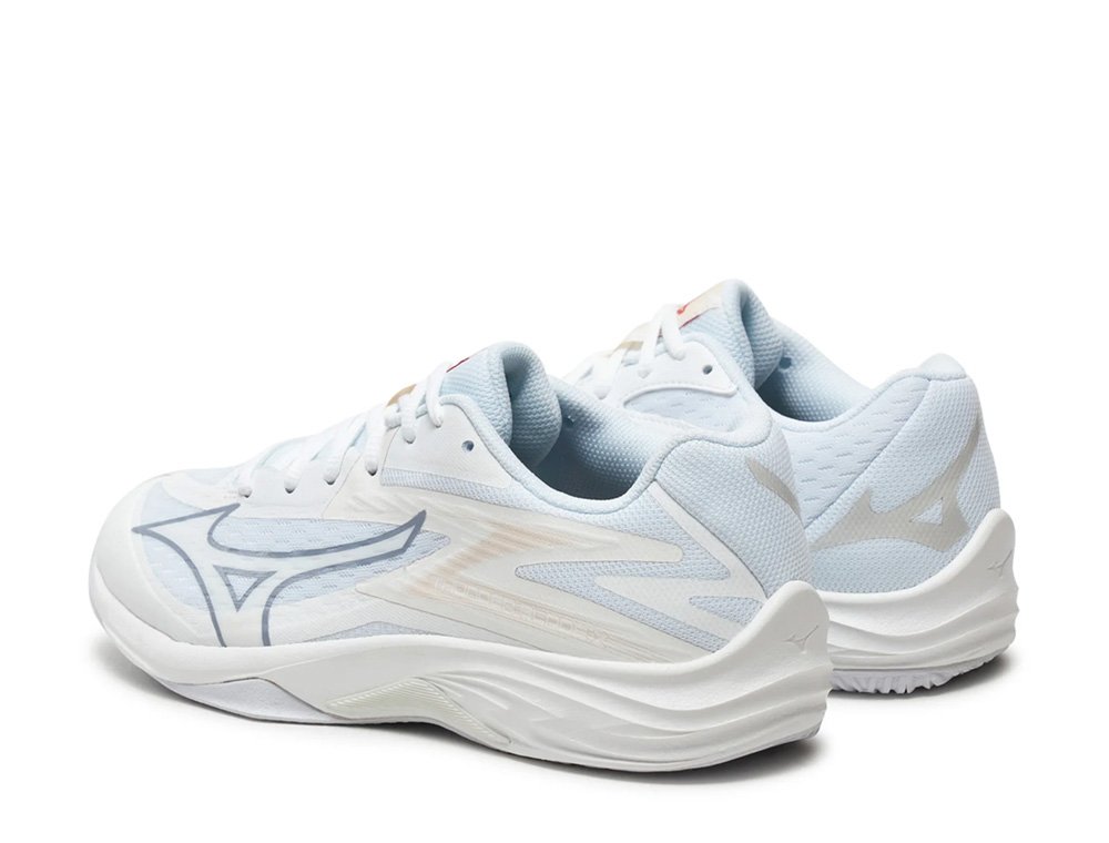 נעלי כדורעף נשים דגם THUNDER BLADE Z Mizuno בצבע לבן - פודרה