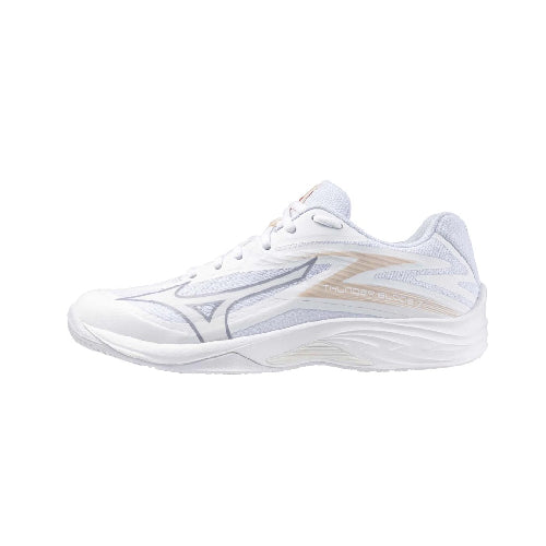 נעלי כדורעף נשים דגם THUNDER BLADE Z Mizuno בצבע לבן - פודרה